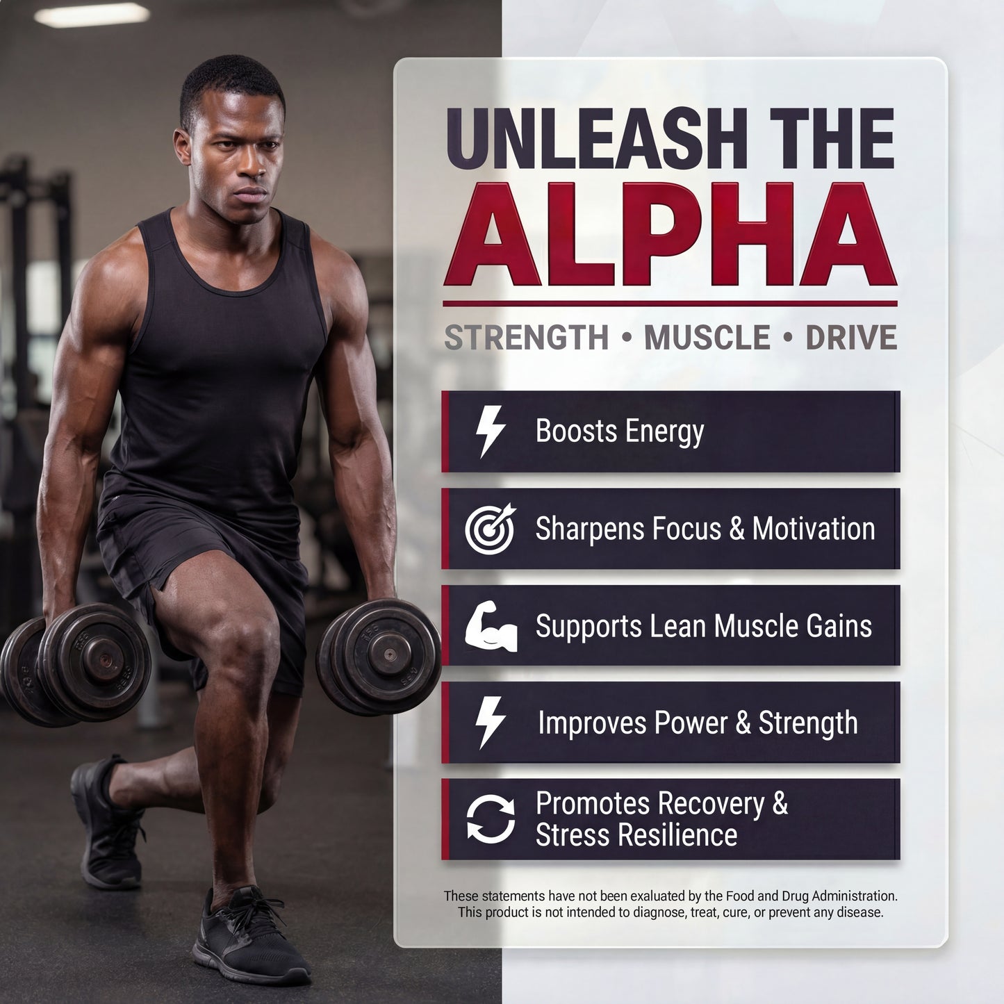 Alpha Male Complex 4-Stack Ultimate Bundle | Testosterone & Lean Mass + Strength & Performance + Mood, Drive & Clarity + Nitric Oxide & Circulation | Complete Daily Men’s Performance System